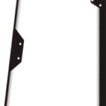CASE BACKHOE DOOR REAR LH OPENING WINDOW